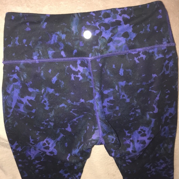 Lululemon Wunder Under size 4 crop floral sport leggings - Picture 8 of 11